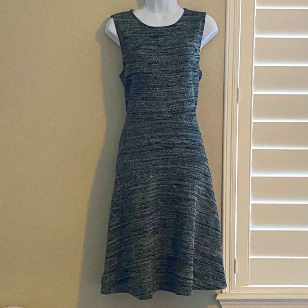 Loft textured sleeveless dress